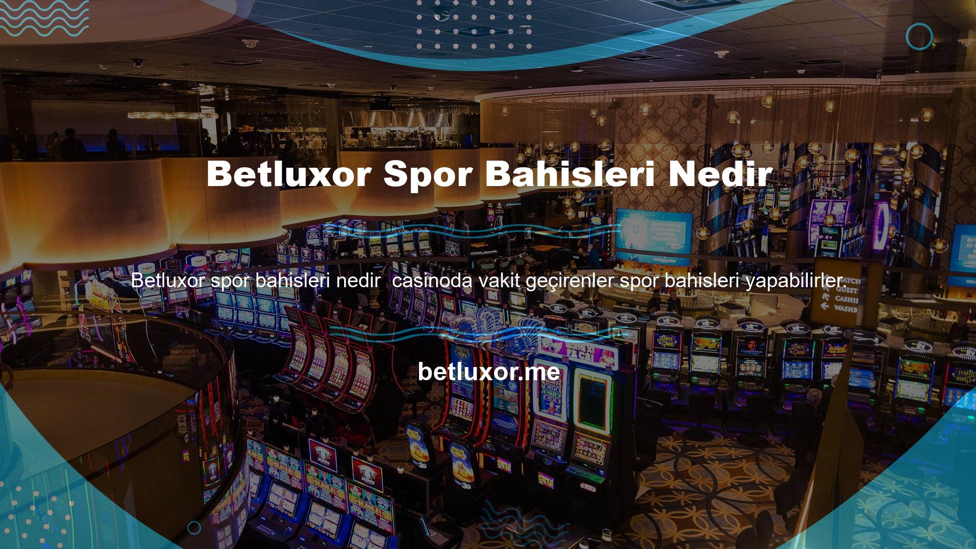 Eğer oynamak istiyorsanız Betluxor ana sayfasında spor bahisleri yapabilirsiniz